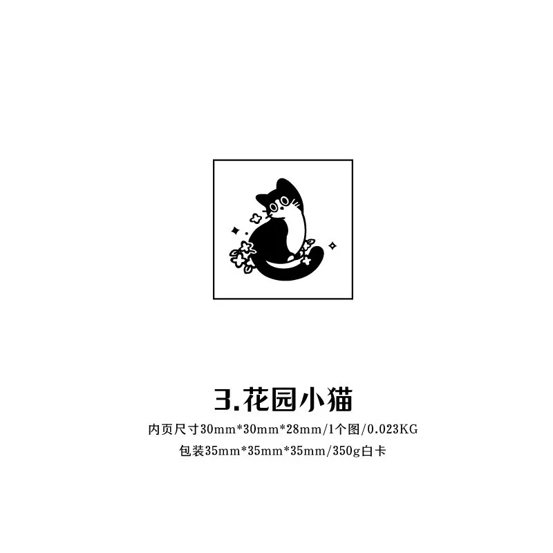 Kawaii Wood Rubber Stamps Cat Design for DIY Crafting Scrapbook Painting Letters Diary Card Making wooden stamps alphabet stamps decorative stamps