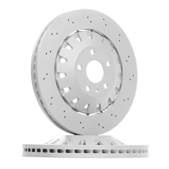 Front Drilled Disc Brake Rotor 8V0615301S for Audi A3 Vented Brake Disc