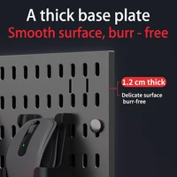 Desktop Standing Pegboard For Home And Office Use. Freely Combinable Accessories For Organizing Stationery. 4