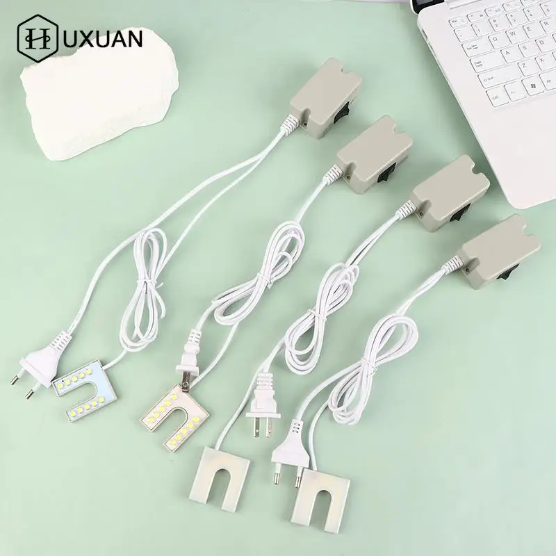 Lampada A LED Per Macchina Da Cucire Fdit Con Base Magnetica E Collo Di Cigno Flessibile - 12 LED, 1,4m