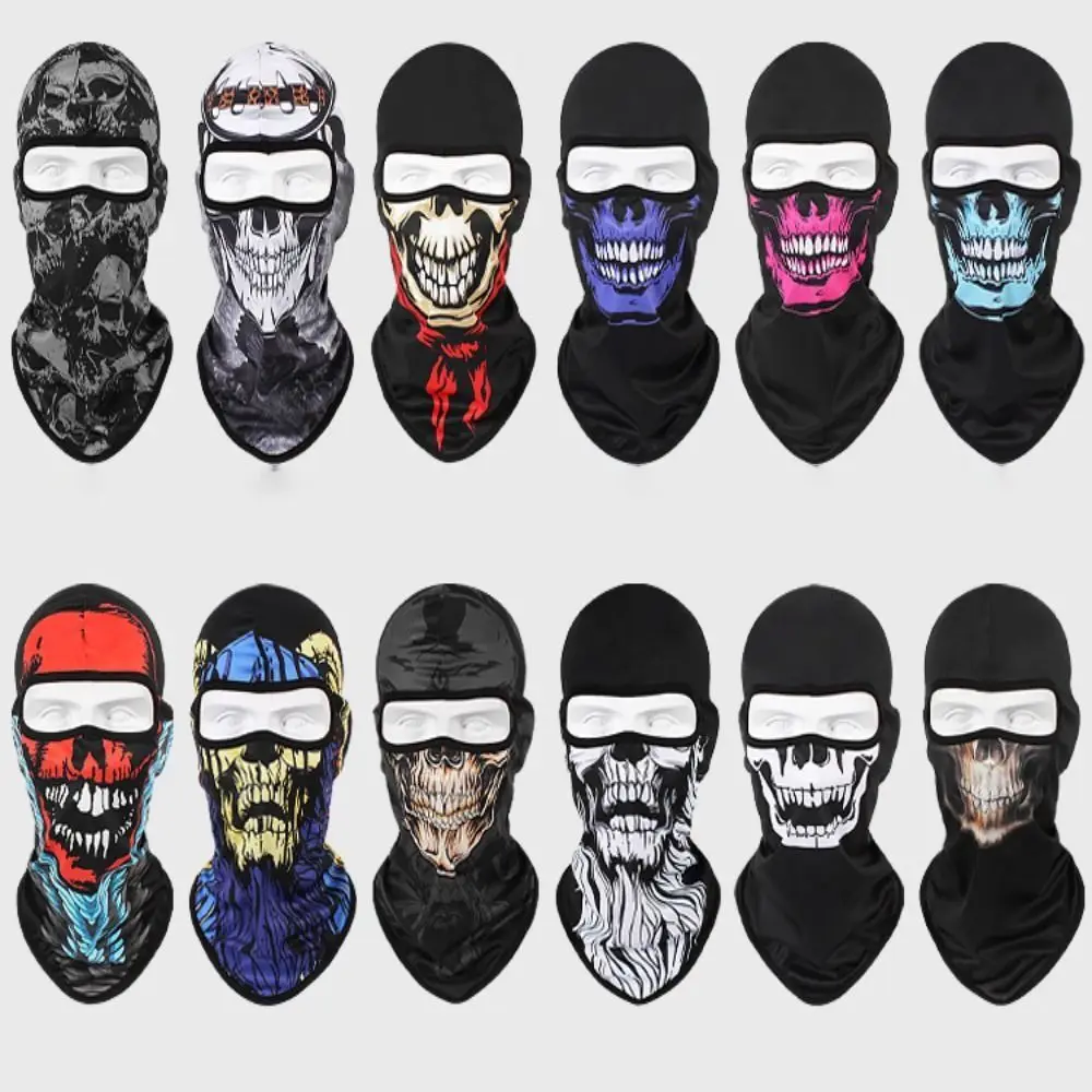 Balaclava Cycling Headgear Helmet Liner Head Neck Warmer Moto Full Face Mask Helmet Liner Motorcycle Balaclava Headwear
