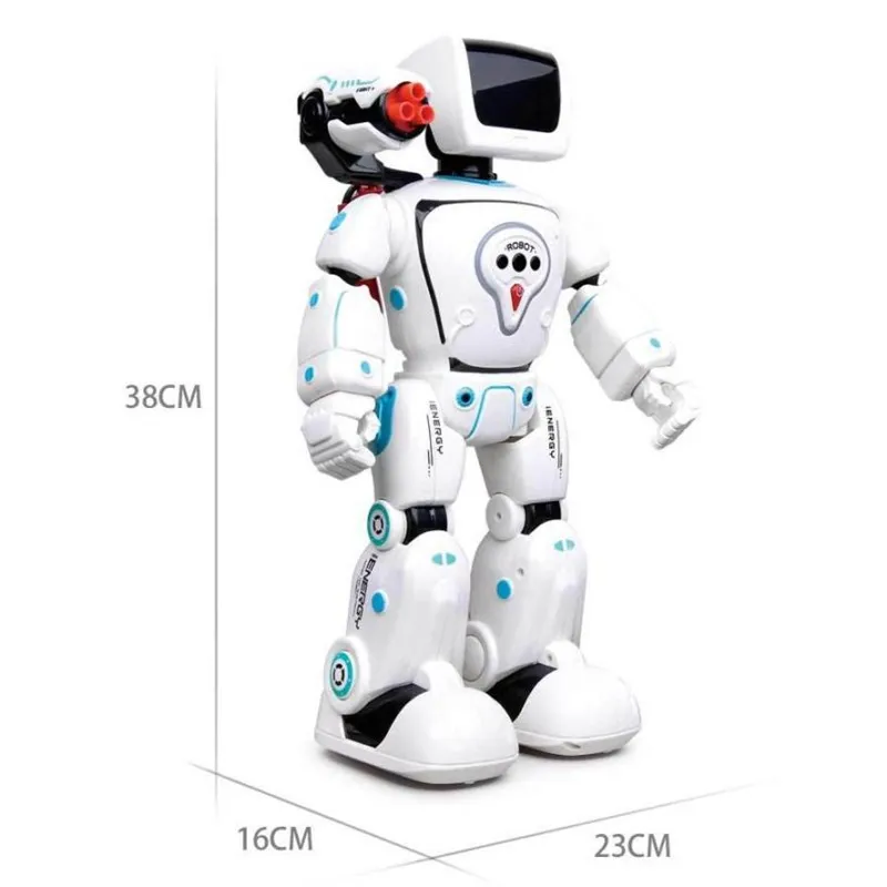 Robot Télécommandé 2.4G de Combat avec 8 Balles Fonctions : Marche