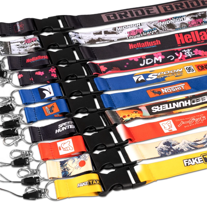 YOUOWO 5 Pack Lanyards Detachable Neck Lanyard for Pen Phone id Badges Holder Keys Office Name Badges ID Card Cell USB Sticks Black Lanyard Strap W Short Lanyards For Id Badges YOUOWO 5 Pack Lanyards Detachable