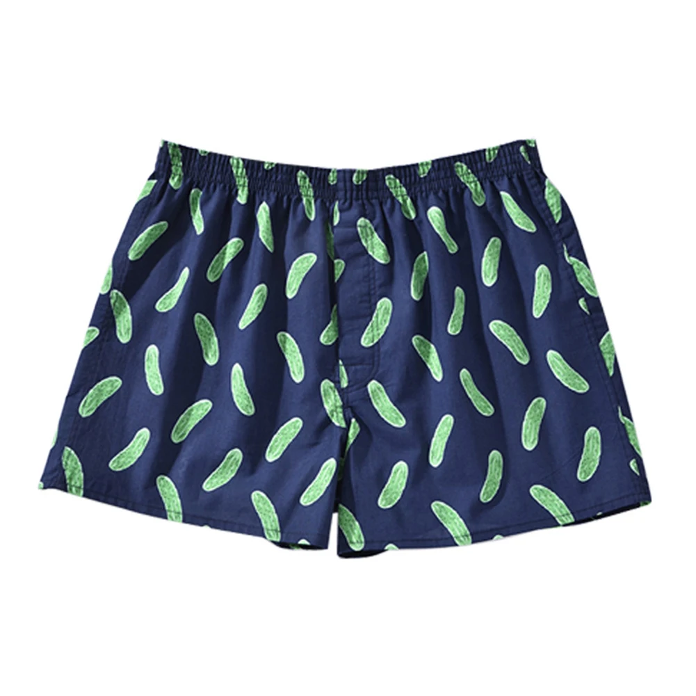 

Men Cotton Boxers Large Size Loose Underwear Elasticity Waist Shorts Lounge Pants Comfortable Knit Loungewear Casual Homewear