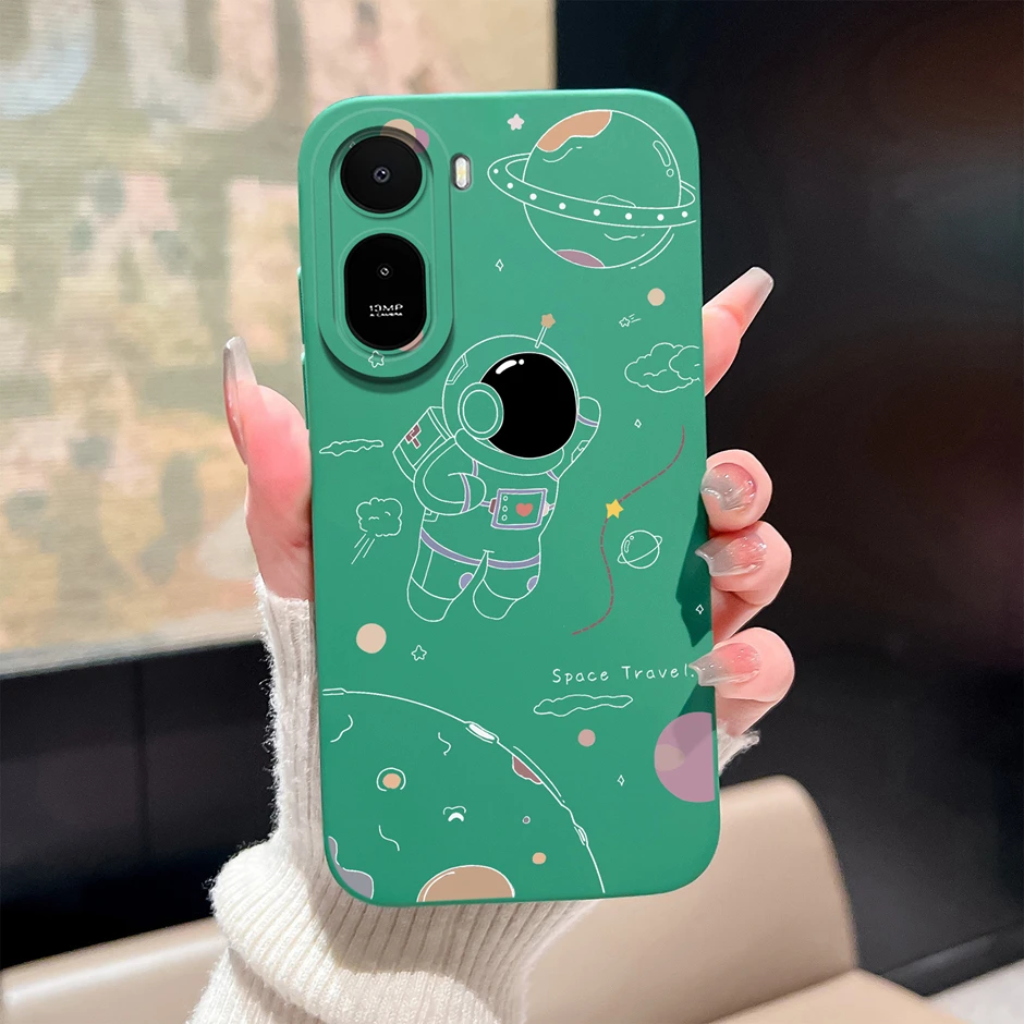 Cartoon Avocado Panda Antifouling Protective Phone Case Cover