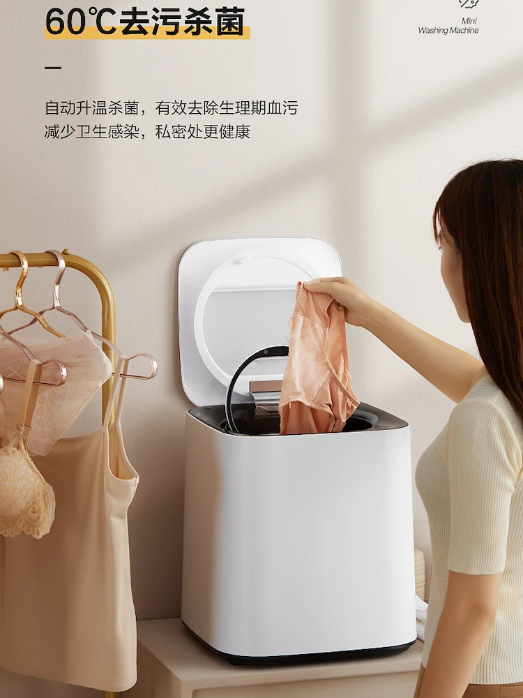 1kg Smart Touch Portable Washer And Dryer Machine Automatic