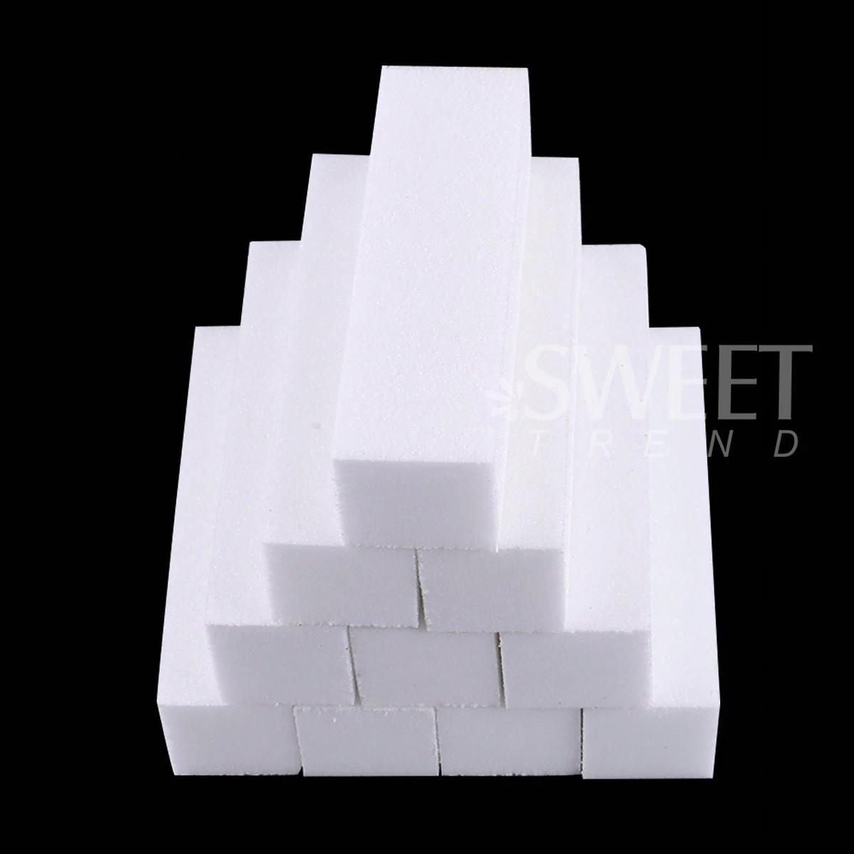 10pcs White Nail Buffers Sanding Block Pedicure Files Grit Professional Manicure Nail Art Tips Tools Polisher Sponges Supplies