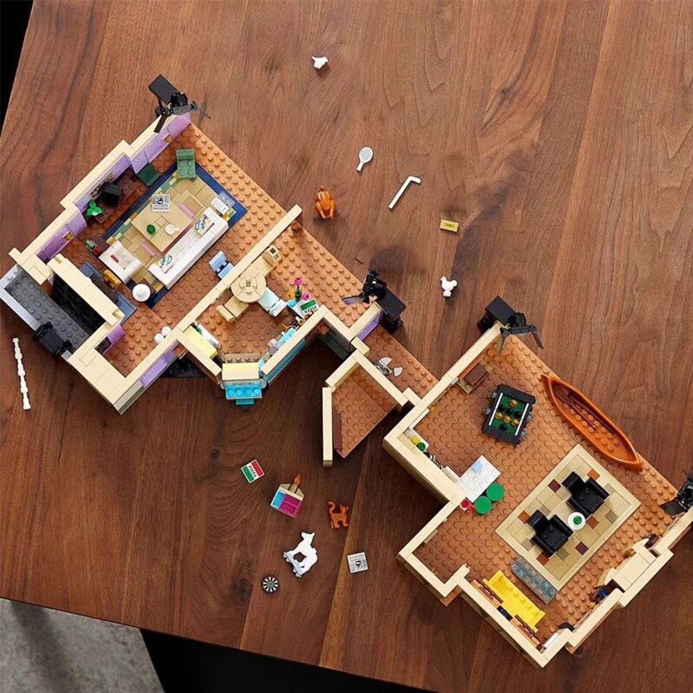 Popular toys, creative series, apartment model building blocks of various apartment types, children's educational assembly toys - 6