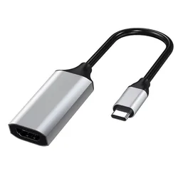 Premium USB - C to HDMI 4K Adapter Cable - <=0.5m (Metal Grey)