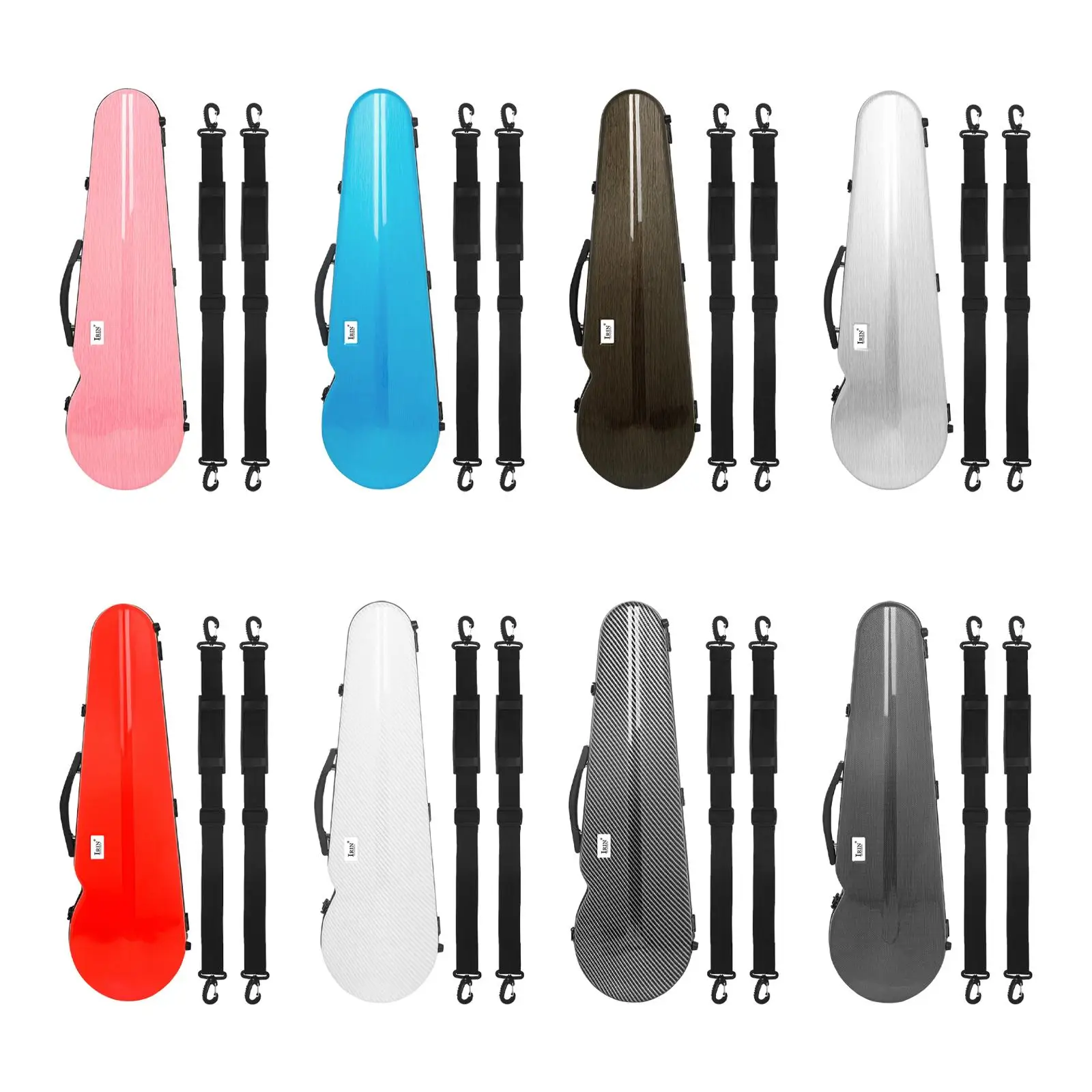 Violin Case Storage Box with Hygrometer Carrying Case Violin Box for