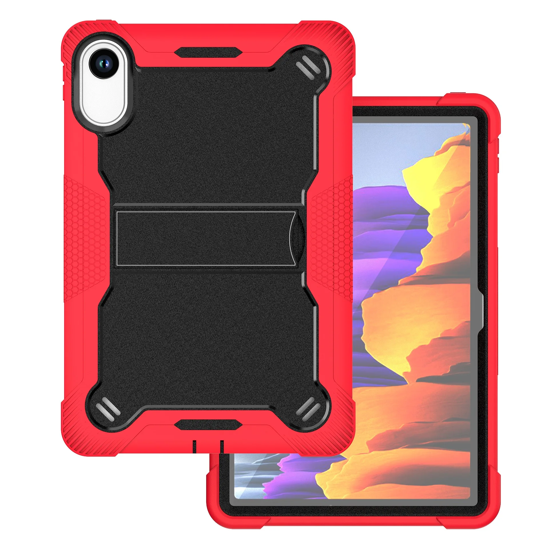 Durable Armor Case with Built-in Kickstand and Anti-Slip Design