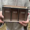 Save Money Box 3 Compartments Wooden Coin Bank With Removable Lid Portable Saver Money Storage Organizer Adults Children Coin 2