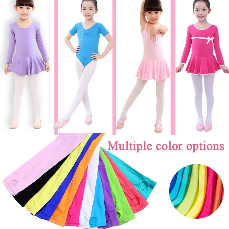 Weiche Ballettstrumpfhose, weiche Elastizitätsstrumpfhose, Mädchen-Ballettstrumpfhose, Kleinkind-Tanzstrumpfhose mit Füßen, große Schuluniform, Strümpfe, Kostüm – Detail 4