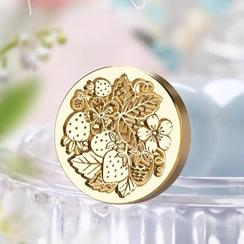 Description Picture 6 of itemRose Seal Wax Stamps Head Brass Carved Seal Head Flower Sealing Wax Stamp Scrapbooking DIY Envelope Invitation Gifts Decoration