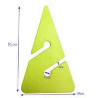 6PC Scuba Dive Cave Wreck Dive Line Arrow Markers ABS Triangle Shape guide rope indicator For Techical Cave Diving Diver 2