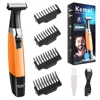 Kemei KM-1910 Waterproof Electric Shaver Eyebrow Trimmer USB Rechargeable Razor Men's Beard Trimmer Shaving Machine 1