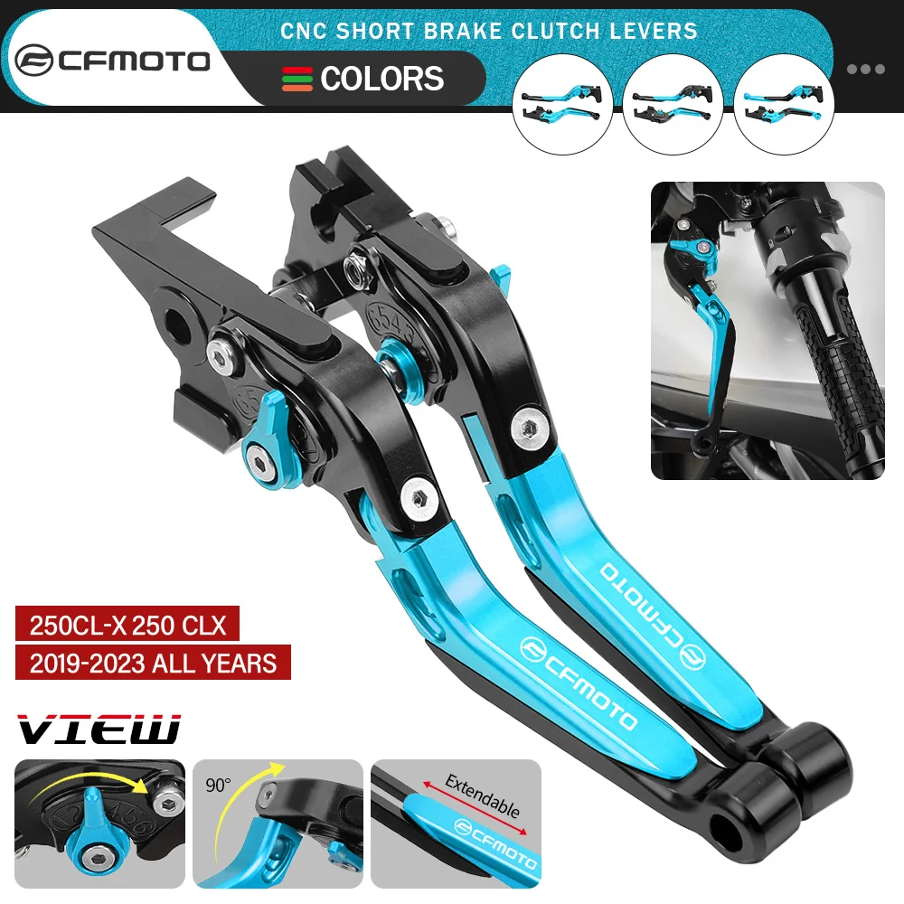 

For CFMOTO 250CL-X 250 CLX 2019-2023 all years Motorcycle Accessories Adjustable Brakes Clutch Levers Handlebar Handle Brake