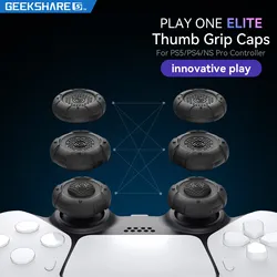 GeekShare For PS5 Controller Thumb Grip Caps For PS4 Silicone Joystick Caps Thumbstick Caps For NS Pro Controllers Professional