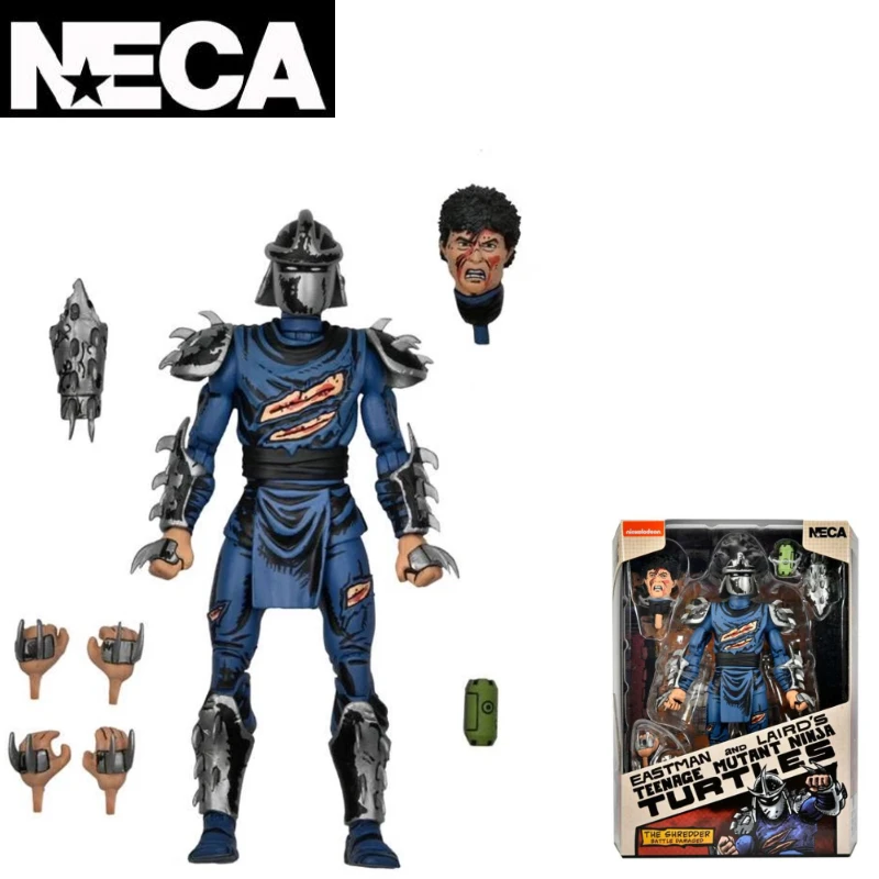 

В наличии NECA оригинальная Черепаха ниндзя, клон TMNT, битва шнидера, поврежденная версия движущегося бритья от коллекционера