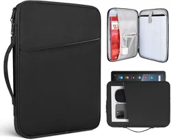 Dual-Way Zipper Shockproof Portable Tablet Sleeve for Tab S10 FE 10.9 inch (Black)