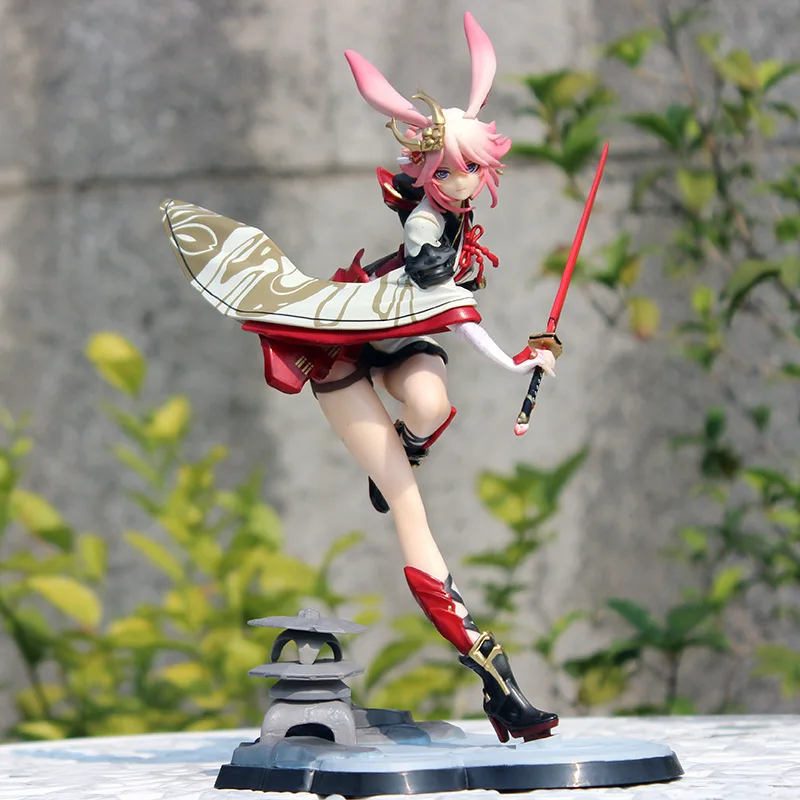 

27cm Honkai Impact 3 Sakura Yae Action Figure Sexy Girls Yae Sakura Chinese Dress Ver. Flame Sakitama Pvc Figures Model Toys