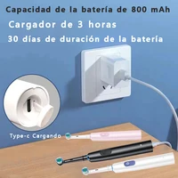 Cepillo de Dientes Eléctrico Giratorio 5 Modos — 8 Cabezales, 30 Días Batería, IPX7 6