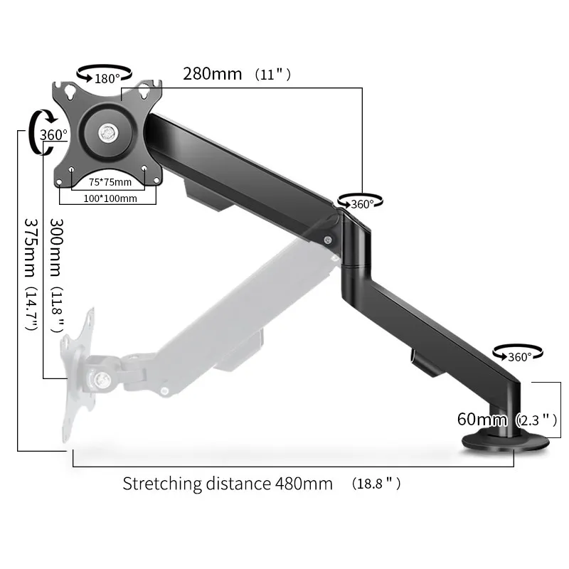 ũž  ö LCD LED  ġ  , Ǯ  Ʈ, Soport TV ƿƮ Ʈ,  ĵ PC  M5, 17-34 ġ