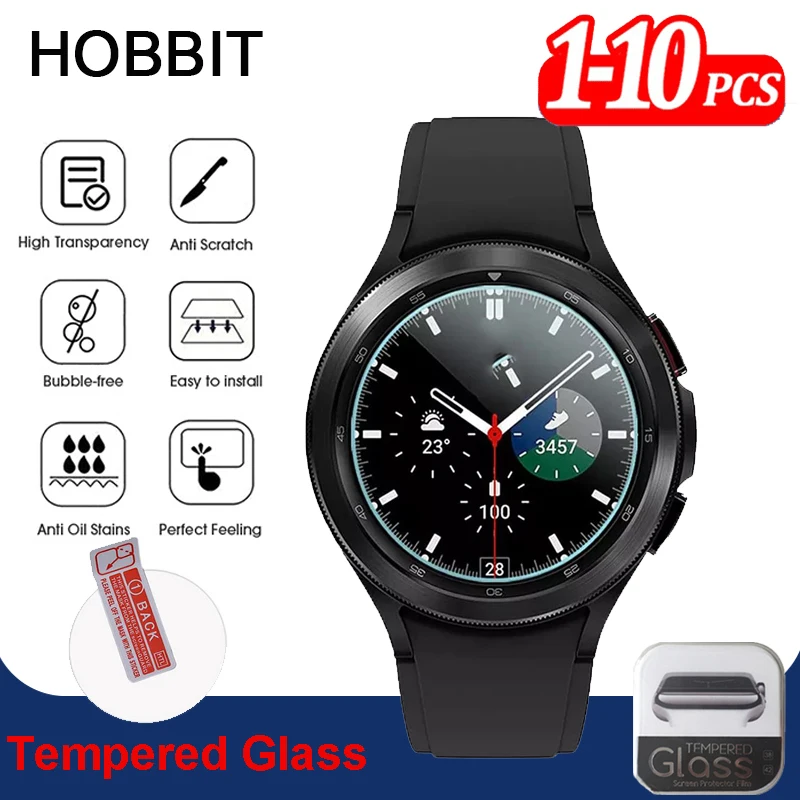 1/5/10pcs Tempered Glass For Samsung Galaxy Watch 4 Pro 40mm 44mm HD