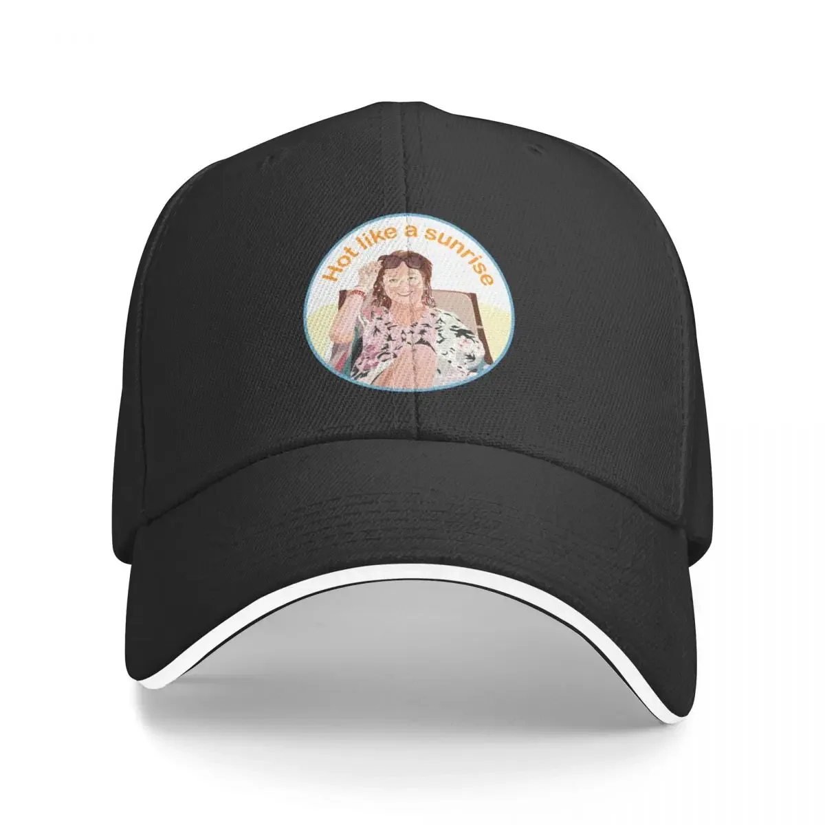 

Rhonda, Hot like a sunrise Baseball Cap Rave Beach Bag Caps Male Women's