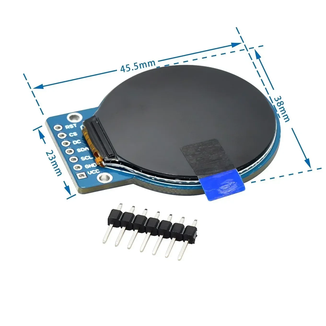 Ƶ̳ TFT LCD ÷ ,  RGB 240x240, GC9A01 ̹, 4 ̾ SPI ̽, 240x240 PCB, 1.28 ġ