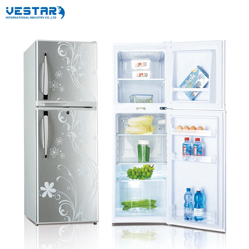 Classic big capacity top mounted double door refrigerator