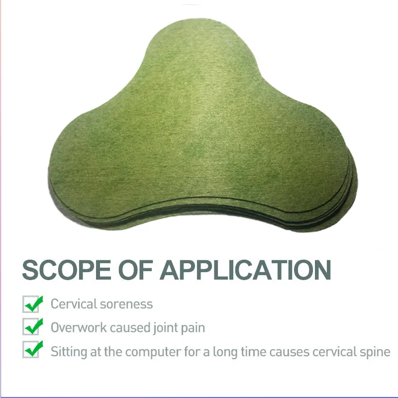 10pcs Self-heating Neck Patches Wormwood Plaster for Joint Cervical Spondylosis Body Pain Relief