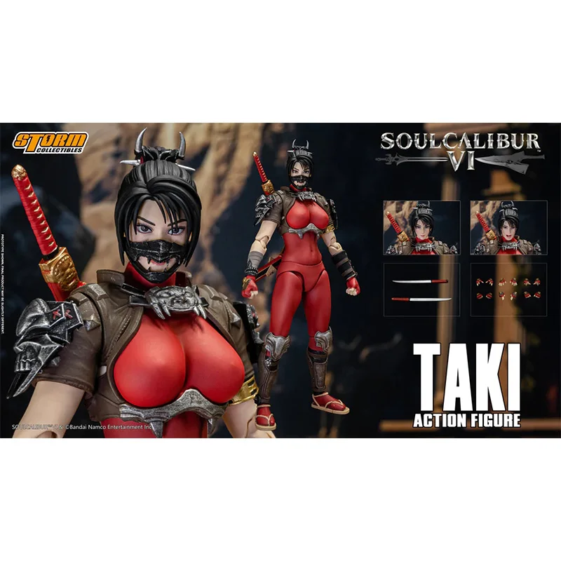 

Оригинальная Коллекционная Фигурка шторма Soulcalibur VI Taki масштаб 1/12, коллекционная игрушка, подарок на день рождения
