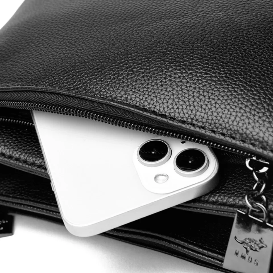 حقيبة كتف نسائية فاخرة بتصميم جيب مكونة من 3 طبقات...