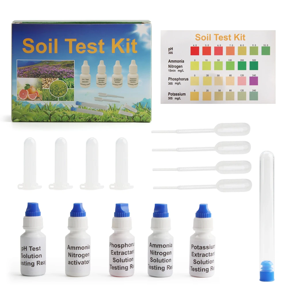 Yieryi-Kit de test de la qualité du sol, PH-mètre du sol, Nitrate N1,  Accessoires K1 K2, Nouveau