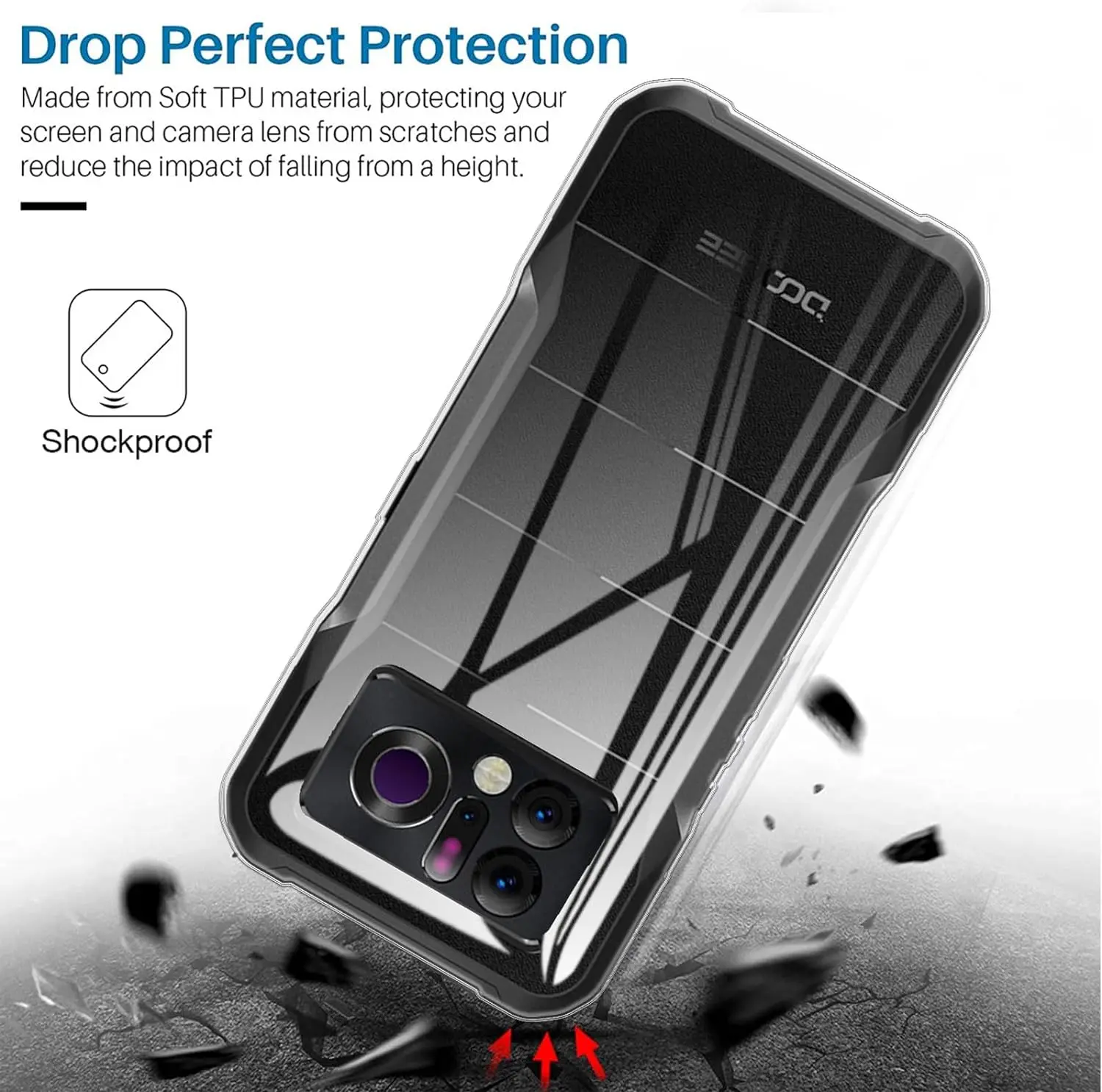 Ultra Thin Clear Soft TPU Case Cover - Sleek Protection