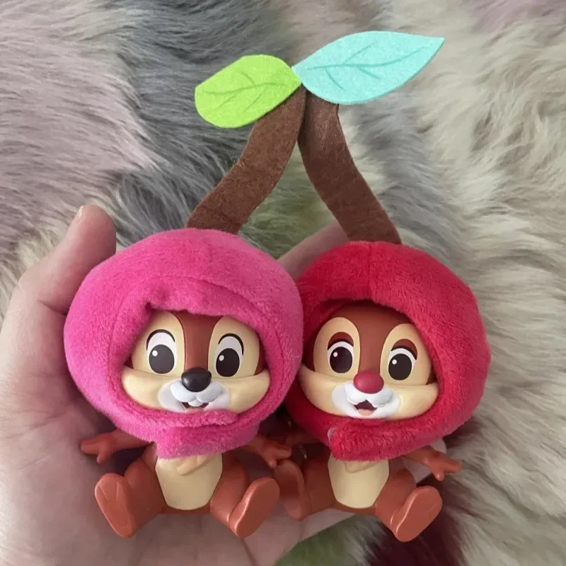 

Disney Fruit Headgear Series Blind Box Collectible Toys Kawaii Anime Figure Stitch Alien Mystery Box Model Doll Birthday Gift