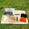 New Outdoor Camping Fireproof Cloth Picnic Barbecue Insulation Mat Flame Retardant High Temperature Fire Blanket Fiberglass Mat 5