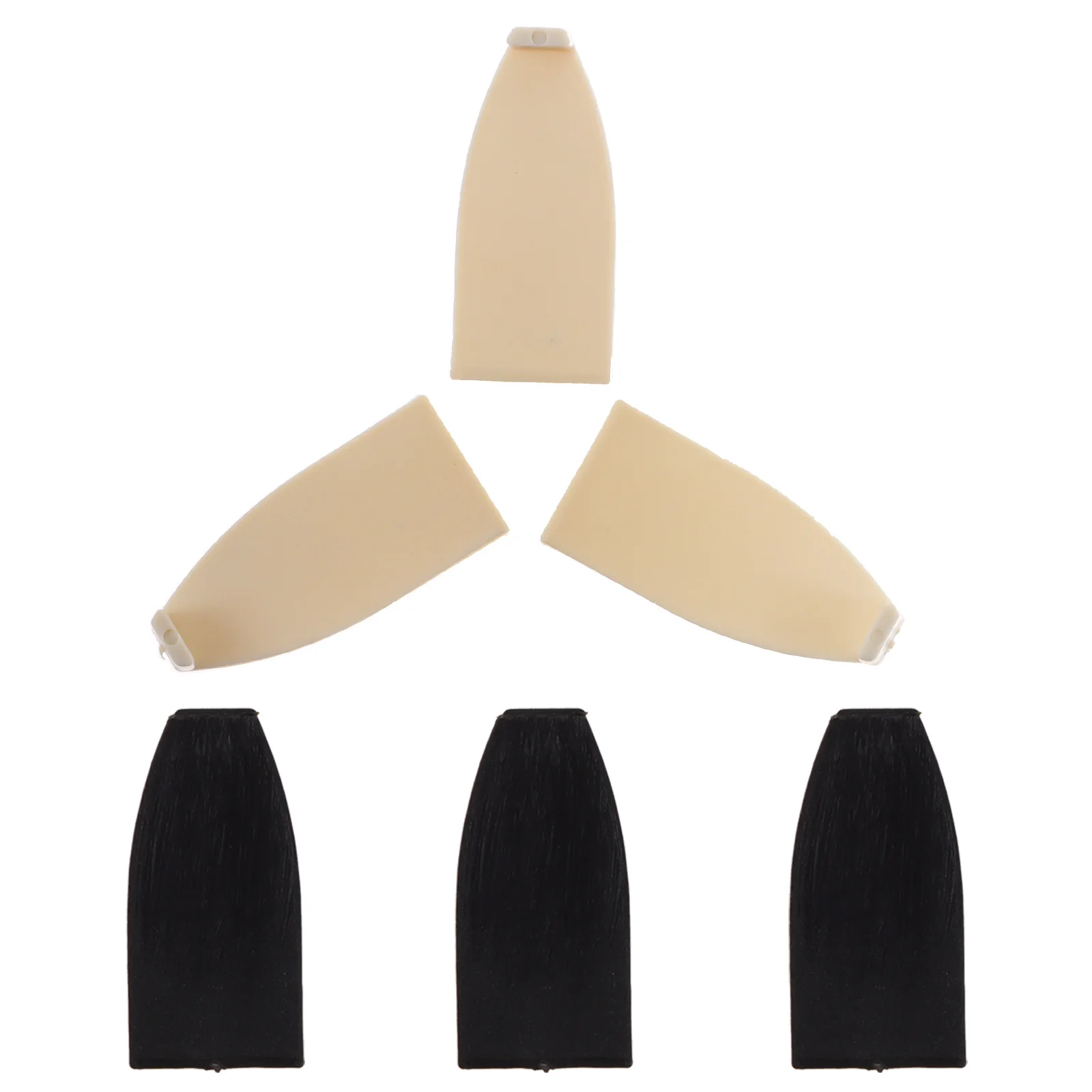 10 Pcs Cover Bow Accessories Violin Tips Stringed Instruments Parts Horsetail Protector for Cello violin bow tips