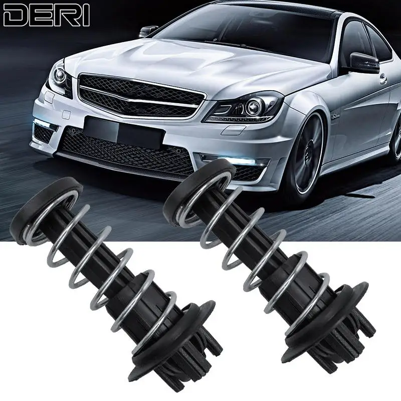 

2Pcs Hood Spring For Benz W204 X204 C300 C350 GLK350 A2048800227 2048800127 A204 880 01 27 A204 880 02 27 Auto Fastener Clips