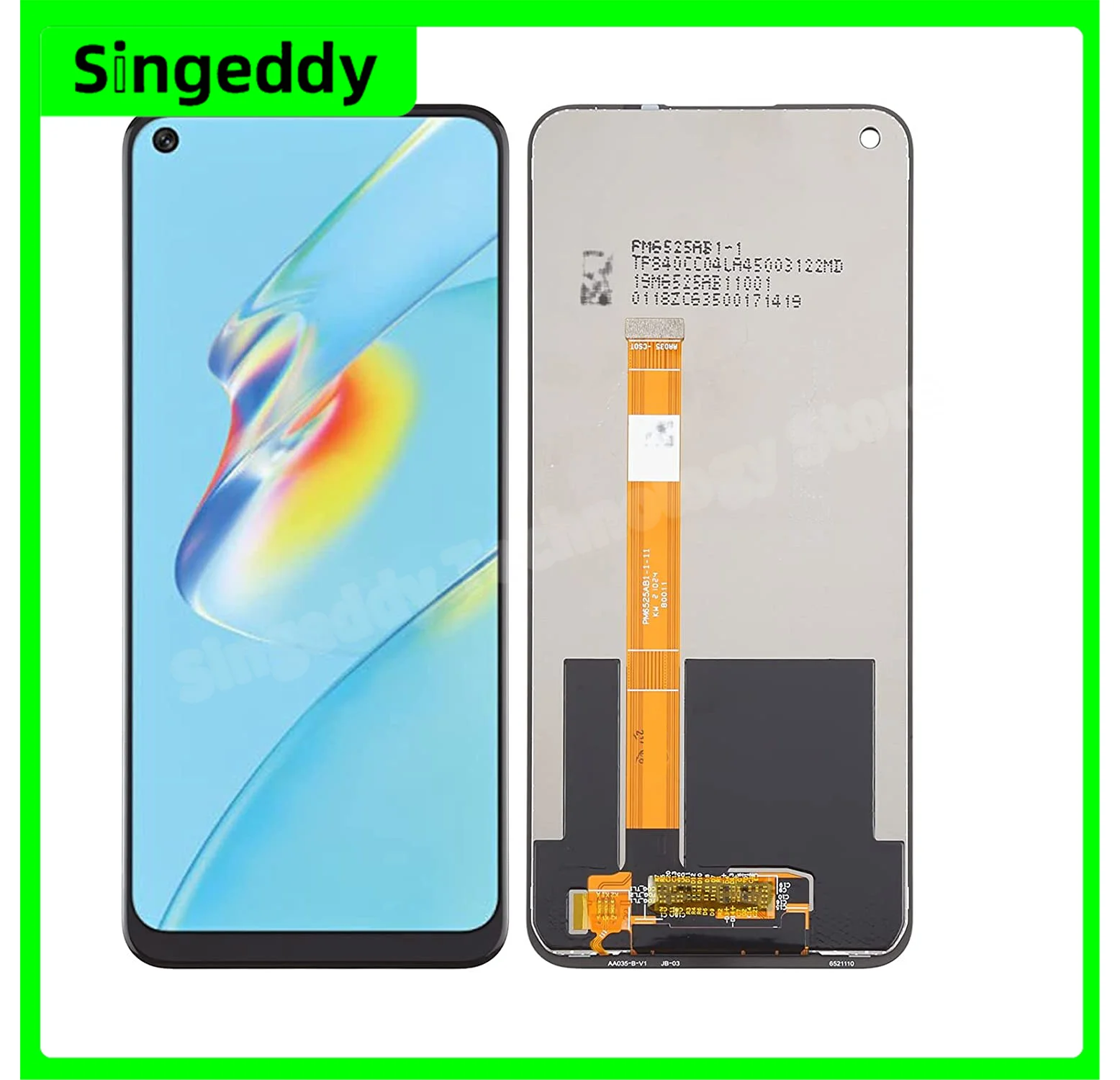 Schermo Del Telefono Cellulare Per Oppo A54 4G Cph2239 Display Lcd Touch Panel Digitizer Assembly Parti Di Riparazione Di Ricambio Complete 6.5