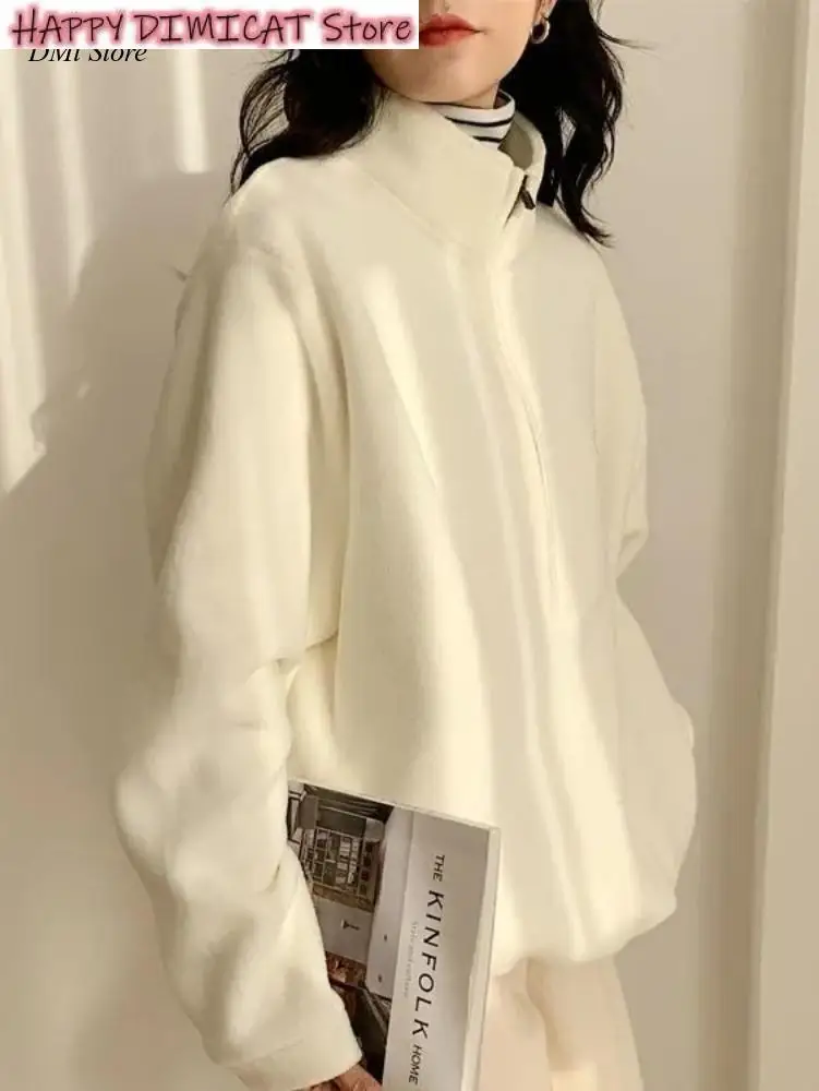 Fashion Plus Velevt Sweatshirt Top Autumn Winter Korean Warm Fleece Hoodies Women casual Kpop