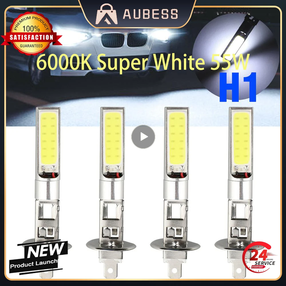 

1/2 шт., Автомобильные противотуманные фары 55 Вт H1 12SMD-5050