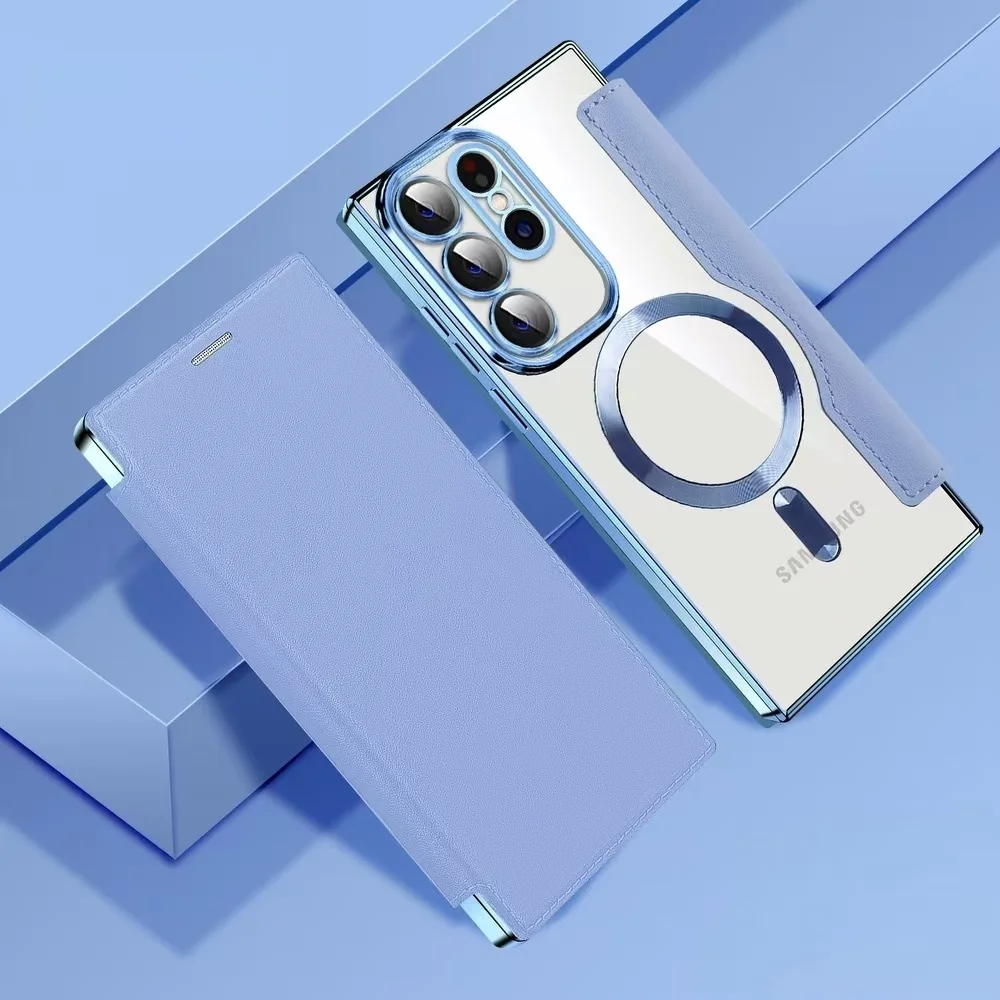 Deluxe All-Inclusive Magnetic Flip Lens Card Case