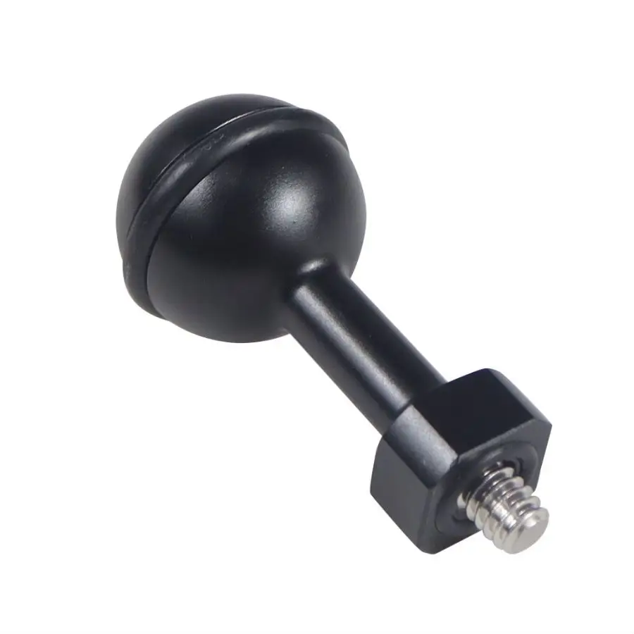 1-Zoll-Kugelkopfadapter 1/4 Zoll M5-Schraube für GoPro 13 12 Insta360 X5 OSMO 360 ° Action Unterwasser Fülllicht Arm Griff Tablett Tauchen – Detail 8