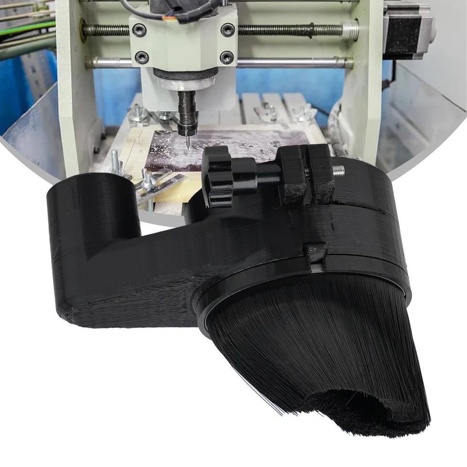 Dust Cap Router CNC Router Accessories CNC Spindle Dust Cover - 105mm Double Door Dust ...
