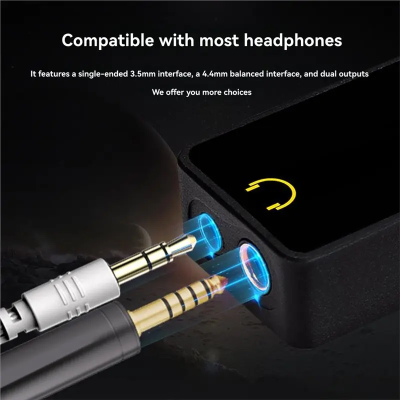 B68C 휴대용 HIFI 오디오 디코더 16Bit/48Khz 헤드폰 앰프 다양한 장치용 헤드폰용 사운드 카드