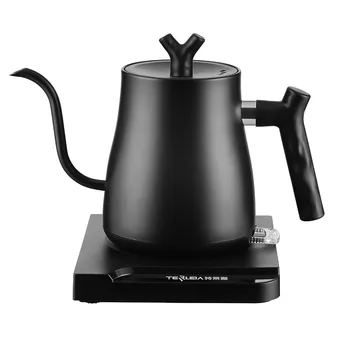 대용량 온도 조절 전원 차단 보호 구즈넥 전기 주전자, 핸드 브루 주전자, 가열 물병, 1000ml, 220V