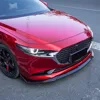 Front Bumper Lip Lower Chin For Mazda 3 Axela 2022 2021 2020 Sedan Replacement Part Trim Body Kit Spoiler Deflector Accessories 2