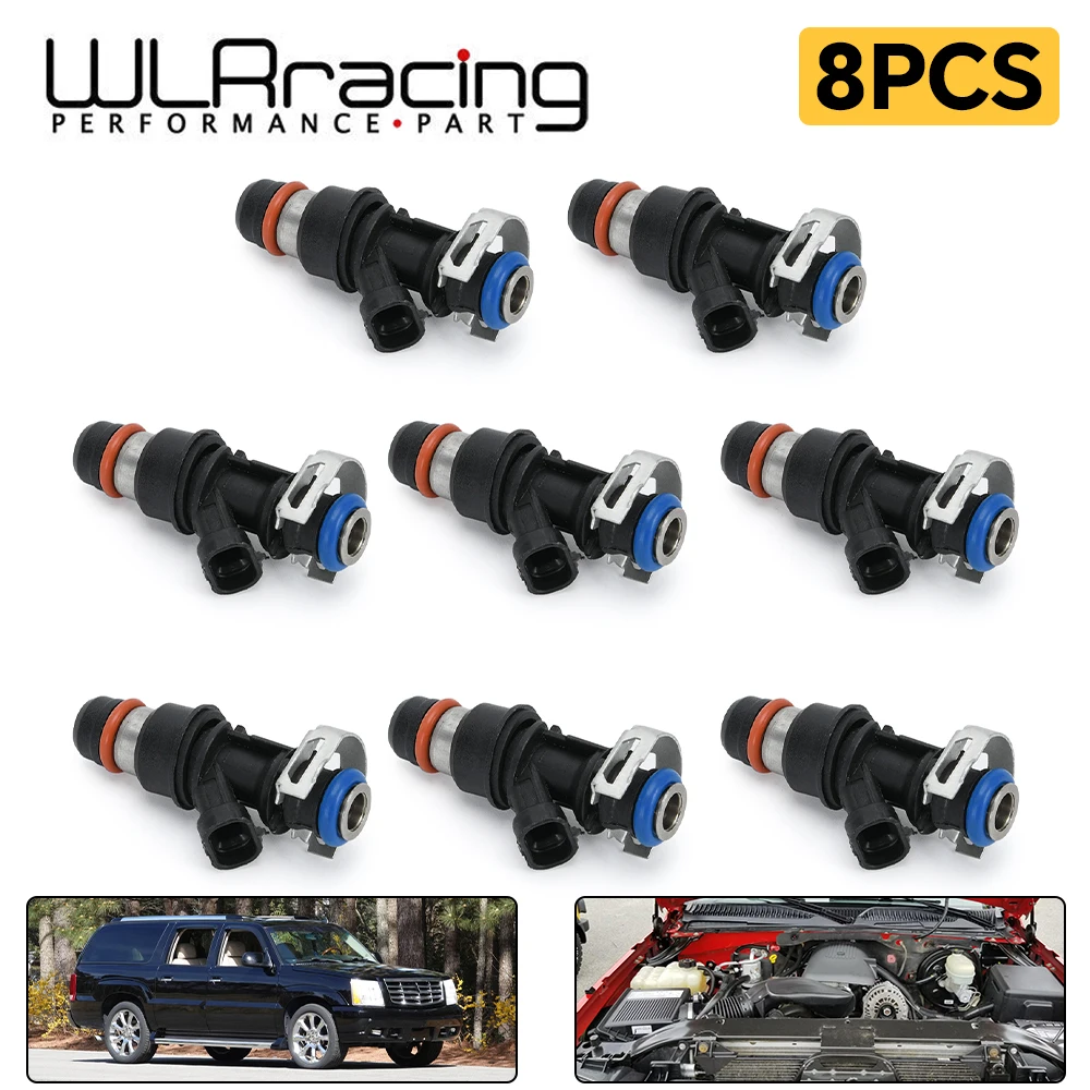 

8 шт топливных форсунок 17113553 для Cadillac Escalade ESV EXT Chevy Silverado GMC Yukon Savana, Sierra 1500 2500 3500 4.8L 5.3L 6.0L